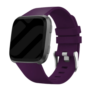 Fitbit Versa / Versa 2 Silikonarmband (Dunkelviolett)