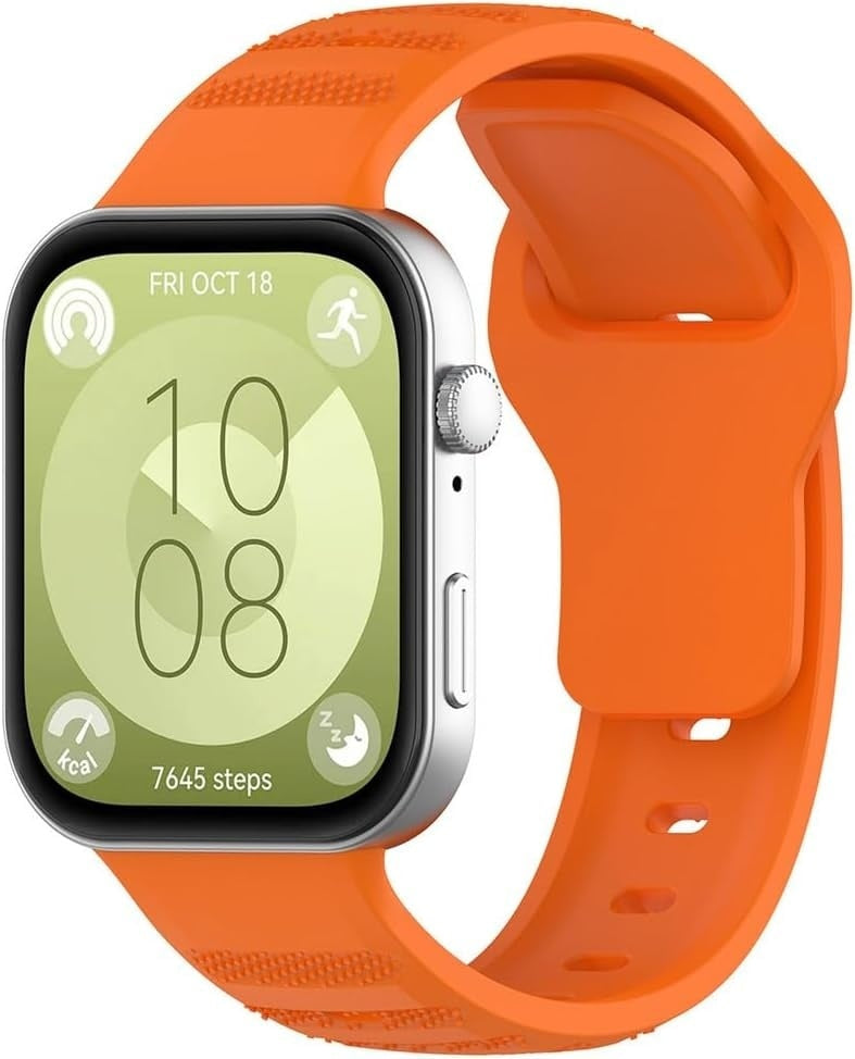 Correa silicona Outdoor Huawei Watch Fit 4 Pro (naranja)