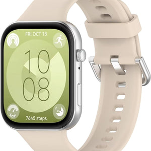 Correa silicona Huawei Watch Fit 4 (beige)