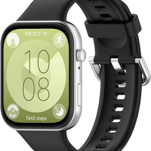 Huawei Watch Fit 4 Pro Silicone Strap (Black)