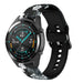 Grey Flower Huawei Watch GT 2 42mm Strap