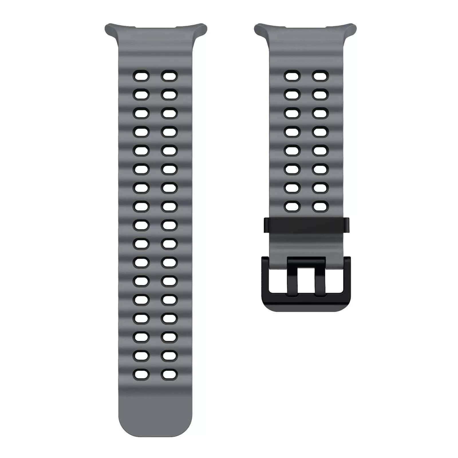 Correa de silicona wave Samsung Galaxy Watch Ultra (gris/negra)