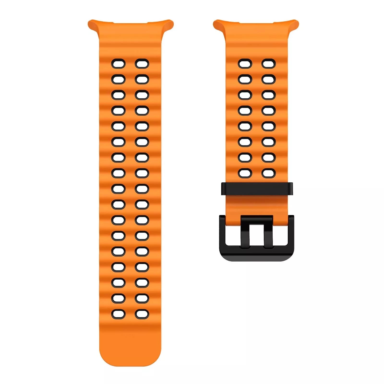 Correa de silicona wave Samsung Galaxy Watch Ultra (naranja/negra)