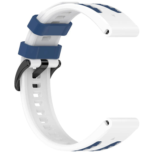 Garmin Fenix 7x Sport Grain Strap (White/Blue)