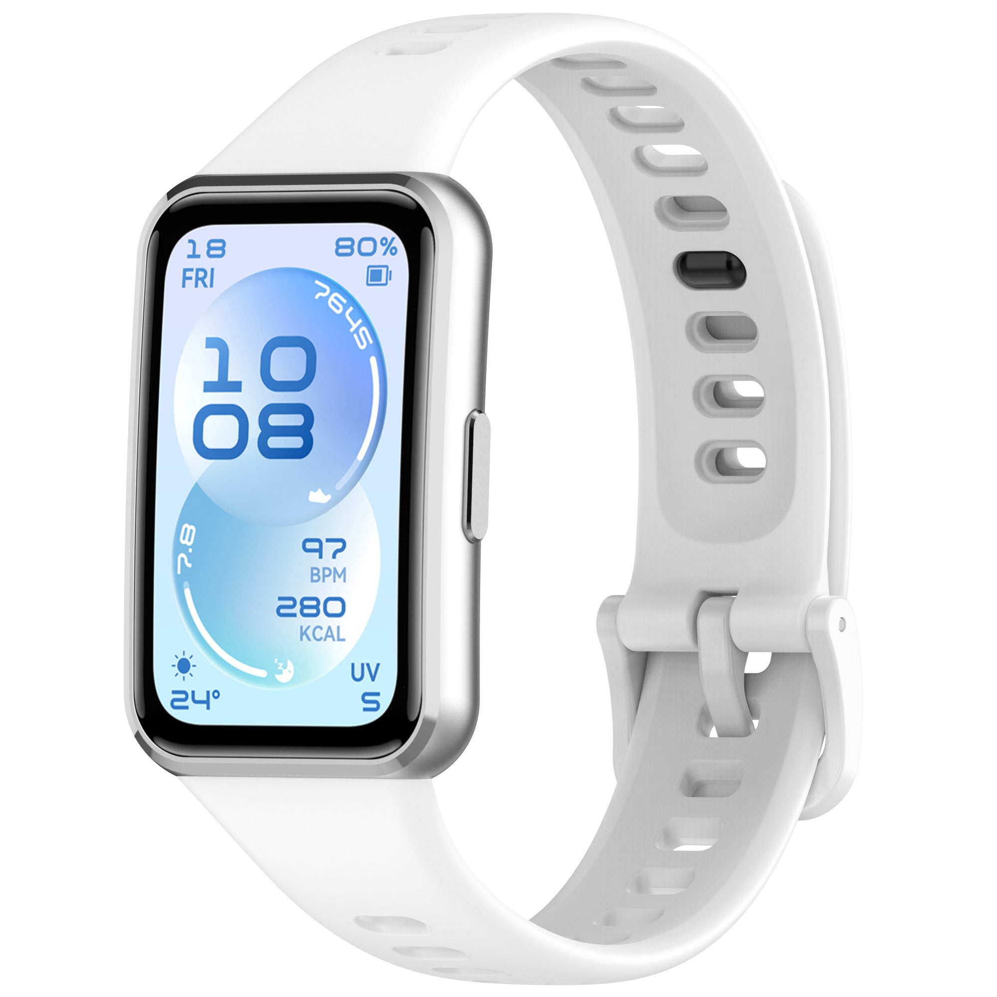 Huawei Band 11 Pro Silikonarmband (Weiß)