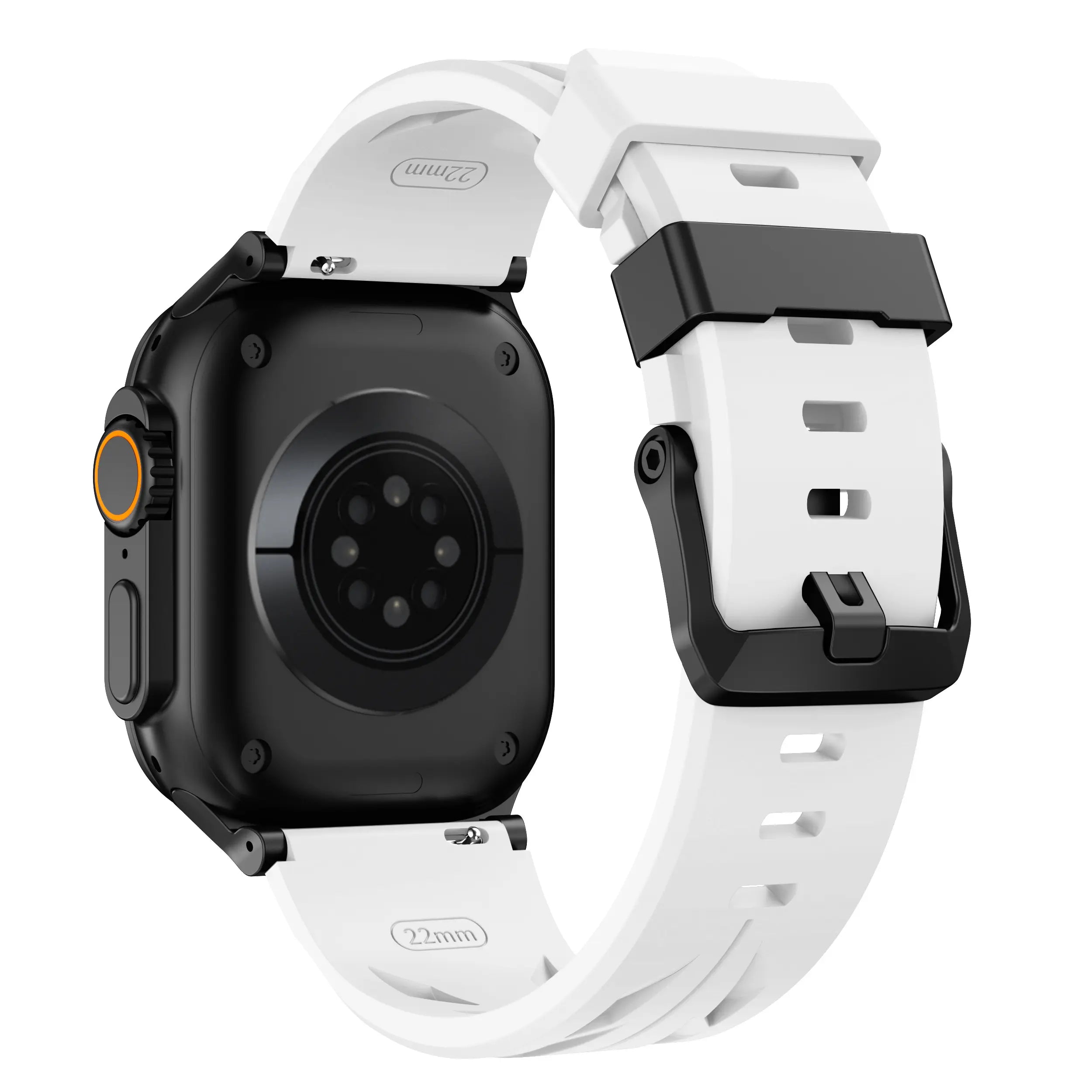 Apple Watch Race Silikonarmband (Weiß)