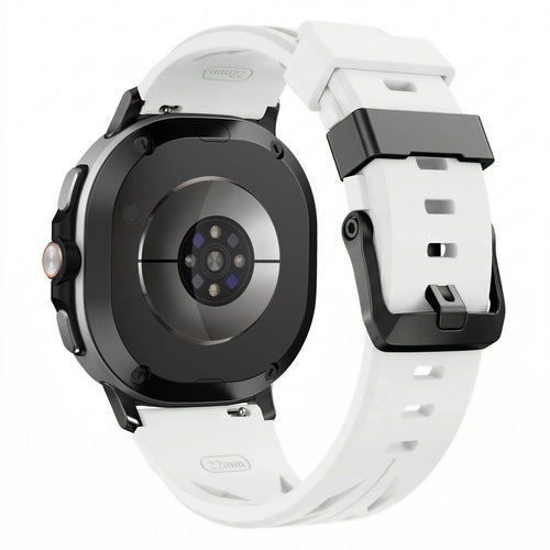 Samsung Galaxy Watch 8 - 40mm Race Silicone Strap (White)