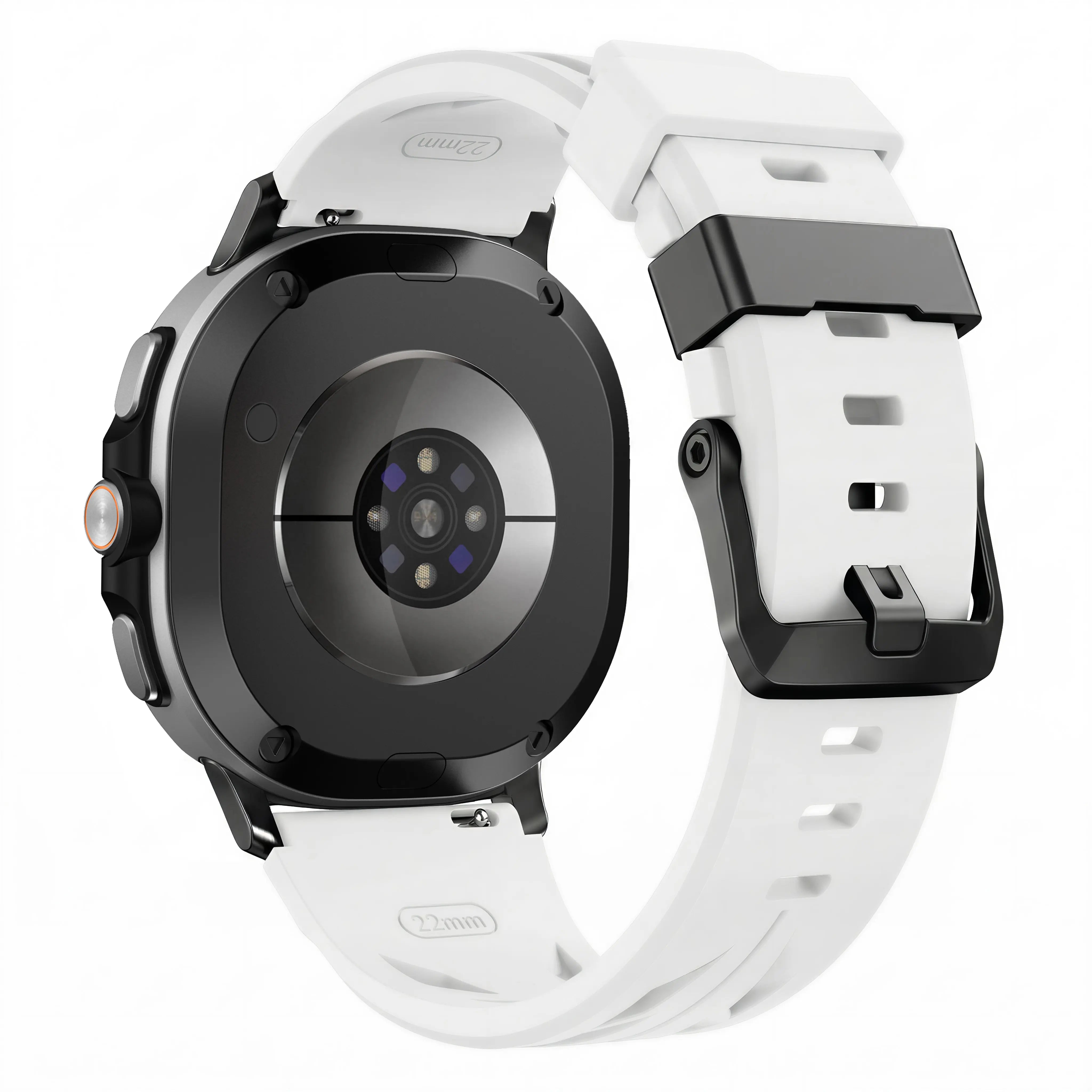 Samsung Galaxy Watch 8 - 40mm Race Silicone Strap (White)