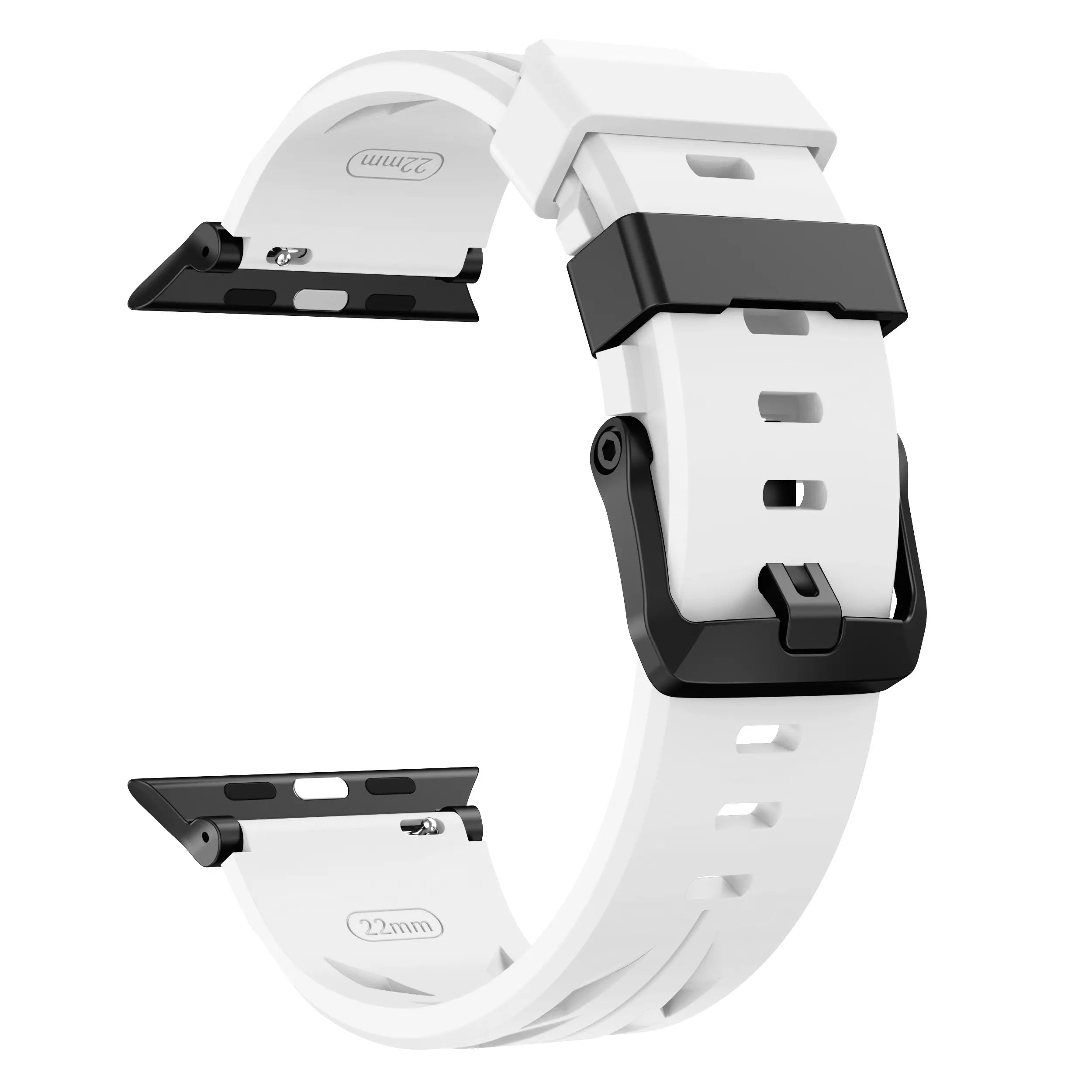 Apple Watch Race Silikonarmband (Weiß)