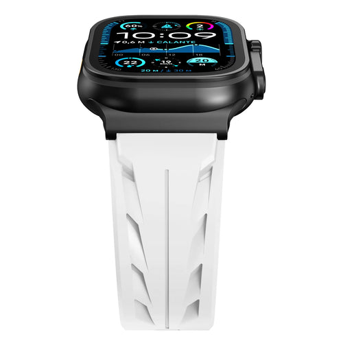 Apple Watch Race Silikonarmband (Weiß)