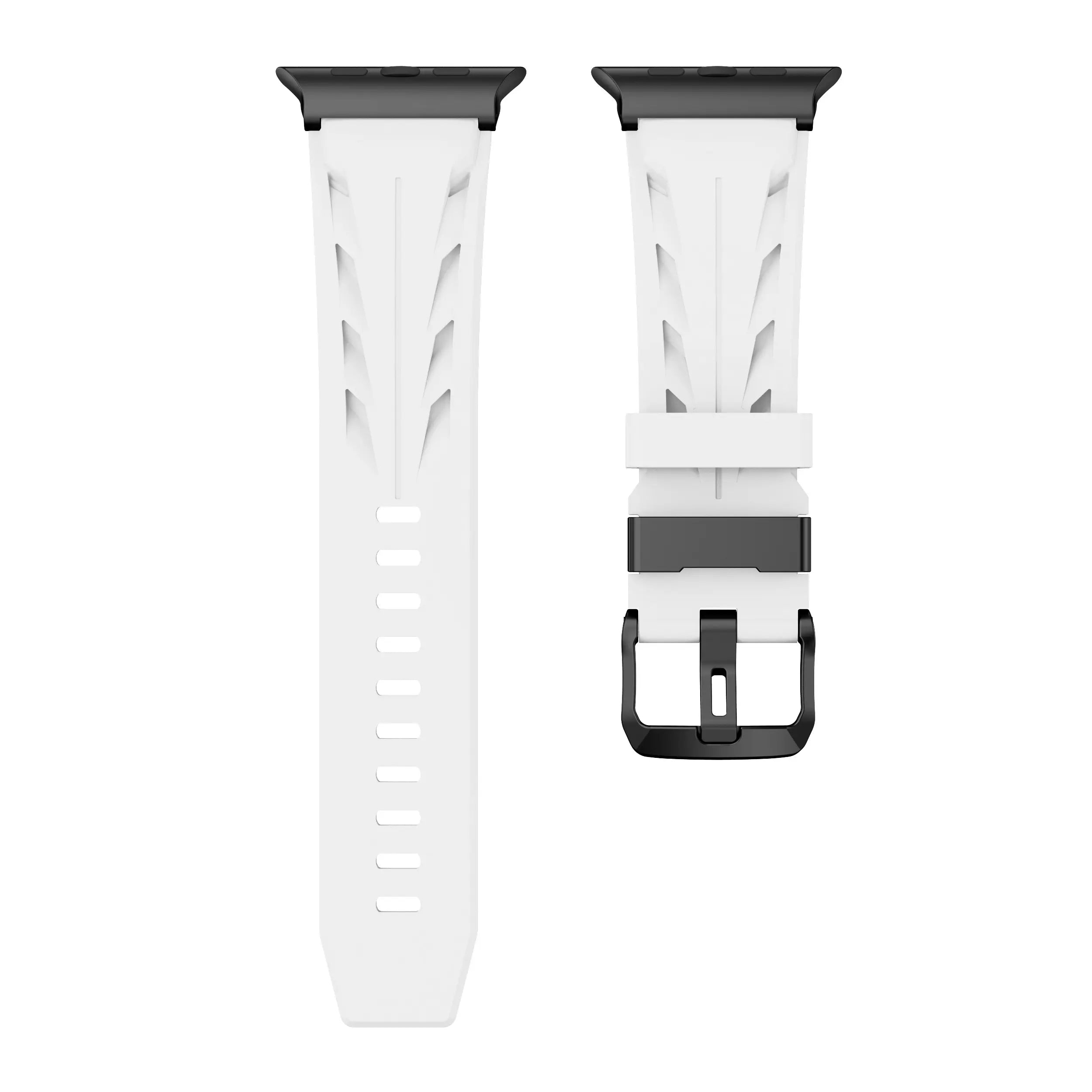 Apple Watch Race Silikonarmband (Weiß)