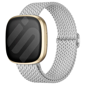 Nylon Adjustable Woven Strap, light grey