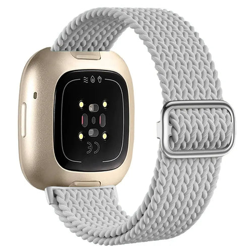 Nylon Adjustable Woven Strap, light grey