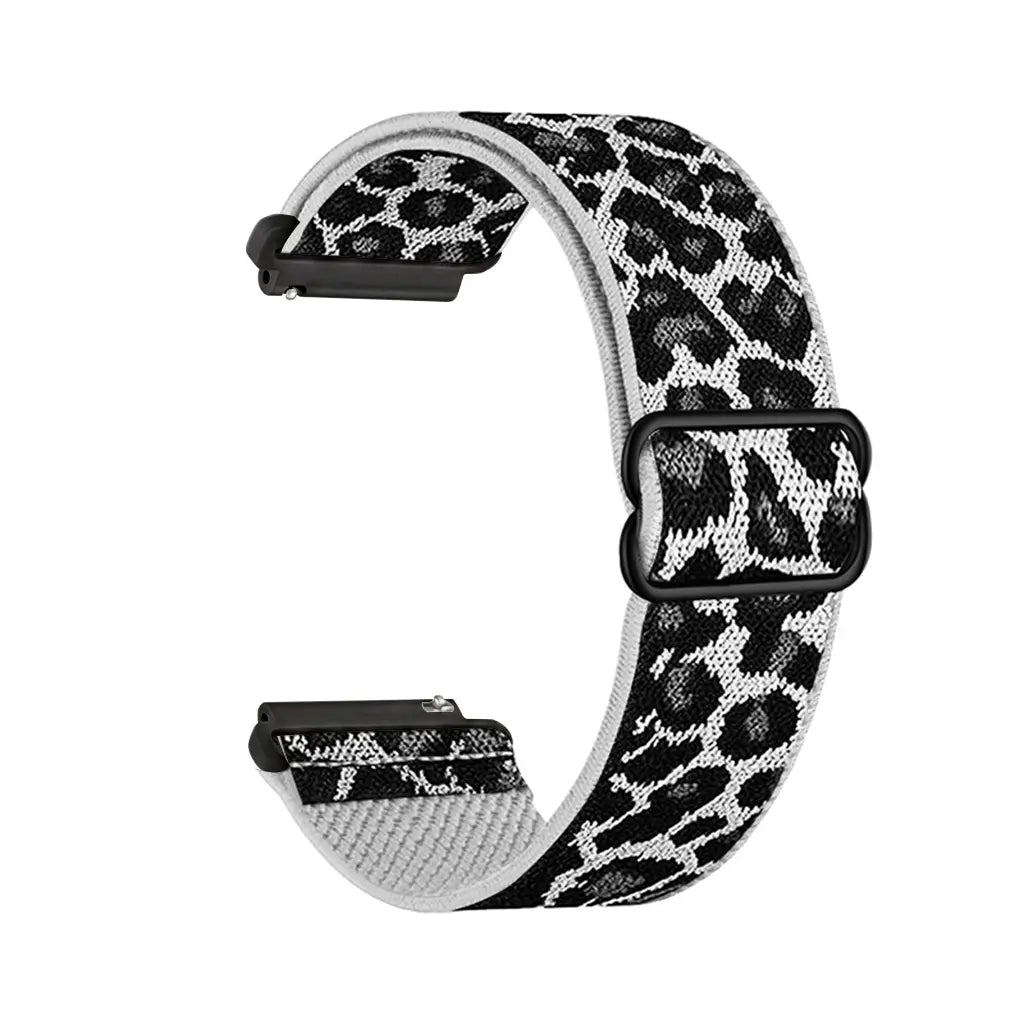 Huawei Watch GT 7 - 41mm Elastisches Armband (Weiß-Leopard)