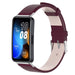 Huawei Band 9 Lederarmband (Weinrot)