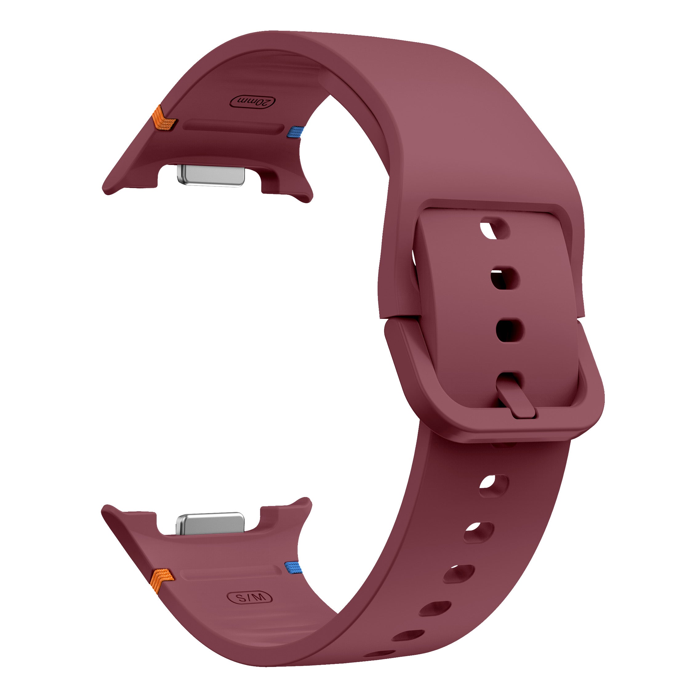 Correa silicona Samsung Galaxy Watch 8 Classic (bordeos)