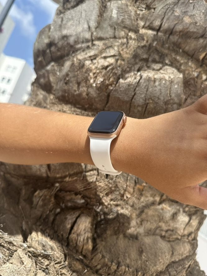 Correa silicona xoxo Wildhearts Apple Watch (blanco)