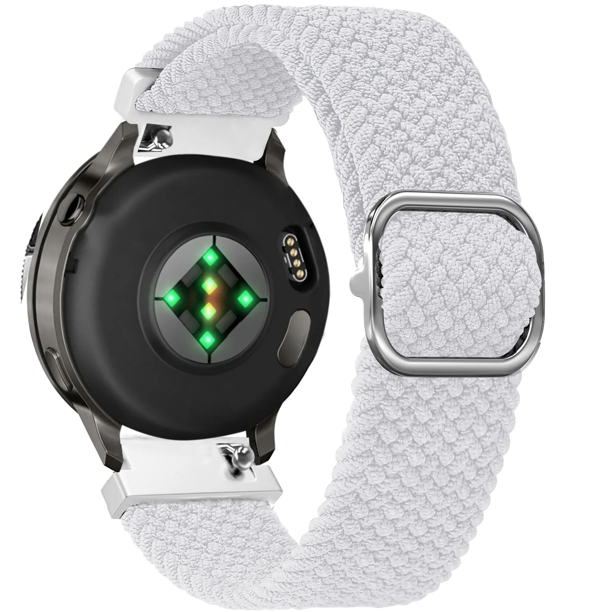 Bandz Garmin Venu 2s Adjustable Braided Strap (White)