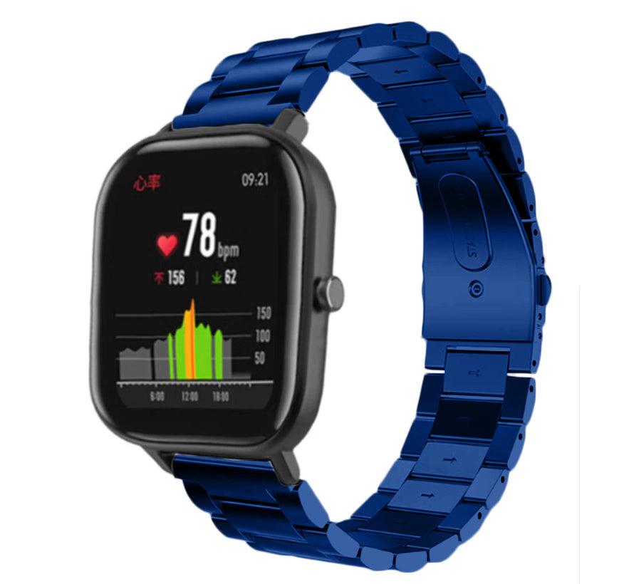 xiaomi-amazfit-gts-stalen-band-blauw