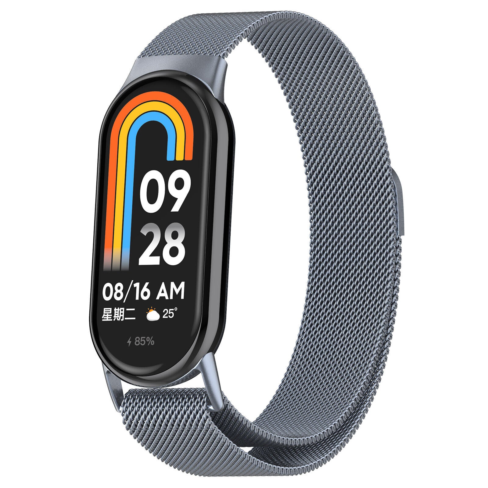 Correa milanesa Xiaomi Smart Band 10 (gris espacial)