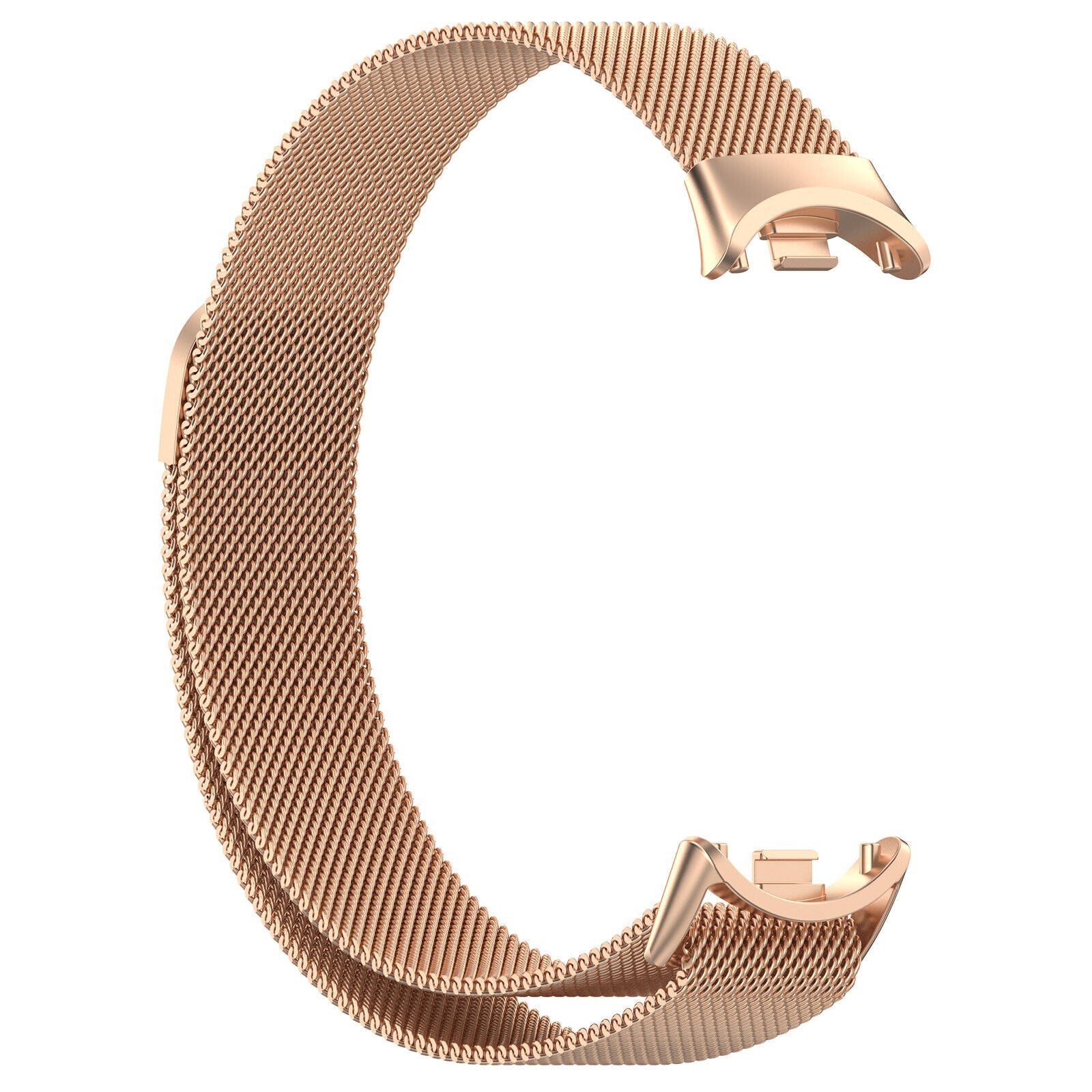 Correa milanesa Xiaomi Smart Band 10 (rosado/dorado)