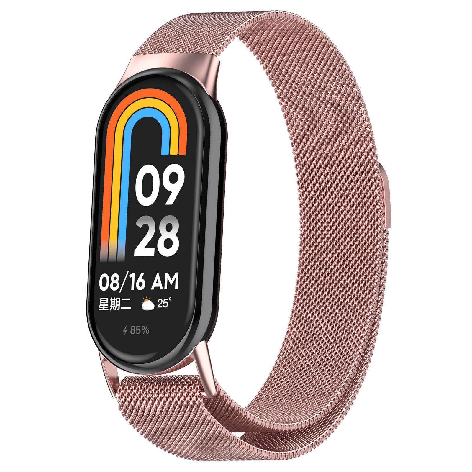 Correa milanesa Xiaomi Smart Band 10 (rosa)