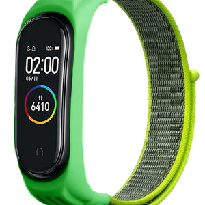 xiaomi-mi-band-5-nylon-bandje-geel-groen