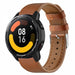 Xiaomi Watch S1 Lederarmband (glattes Braun)