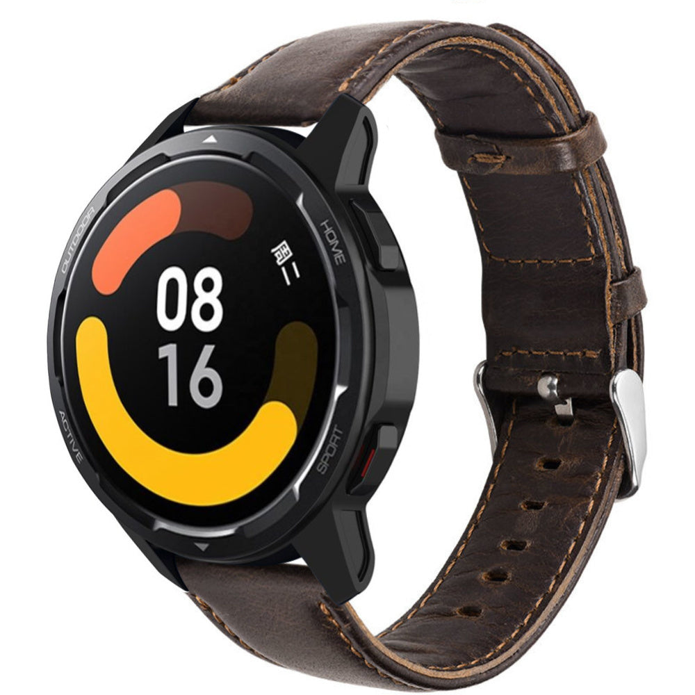 xiaomi-watch-s1-leren-bandje-donkerbruin