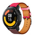 Xiaomi Watch S1 Lederarmband (Rosa/Rot/Braun)