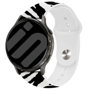 Garmin Venu 2 Plus Print Silicone Strap (Wild Zebra)