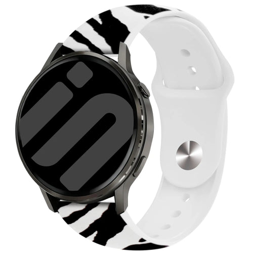 Garmin Venu 2 Plus Print Silicone Strap (Wild Zebra)