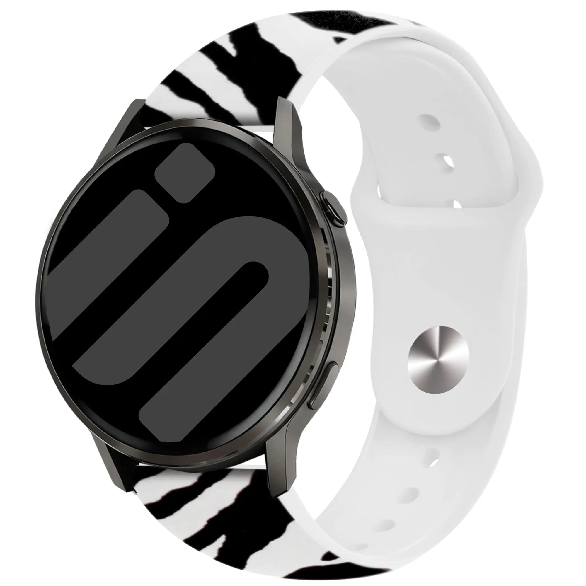 Garmin Venu 2 Plus Print Silicone Strap (Wild Zebra)