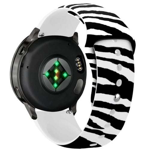 Garmin Venu 2 Plus Print Silicone Strap (Wild Zebra)