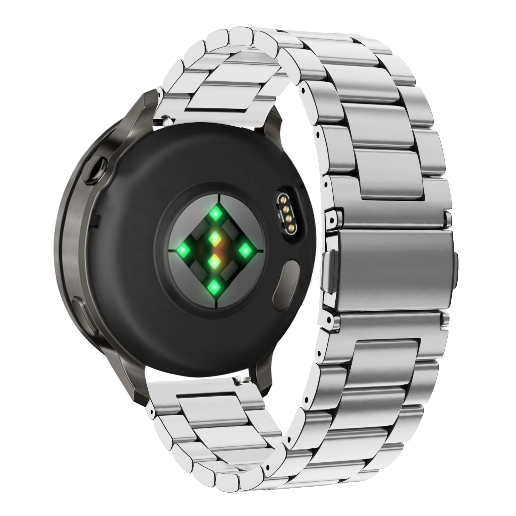 Bandz Garmin Venu 2s Steel Strap 'Classic' (Silver)