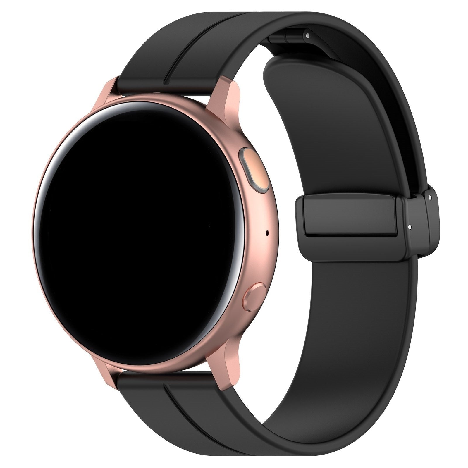 Suunto Vertical D-Buckle Silicone Strap (Black)