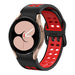 Samsung Galaxy Watch 4 40mm Squared Sport Strap (Black/Red)