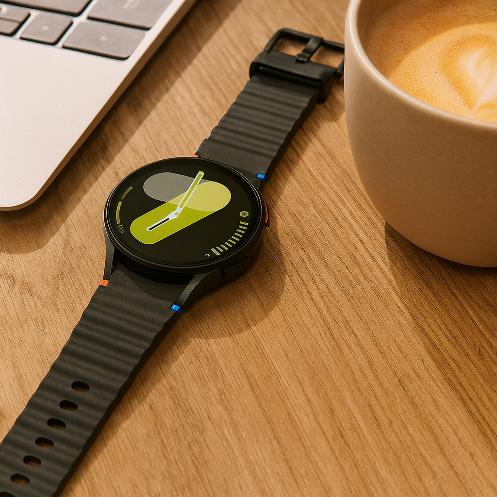 Samsung Galaxy Watch 6 Classic 43mm Wave Armband (Schwarz)