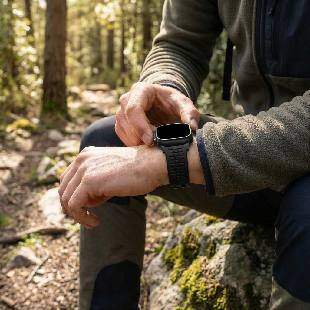 Correa silicona Premium Apple Watch (negro)