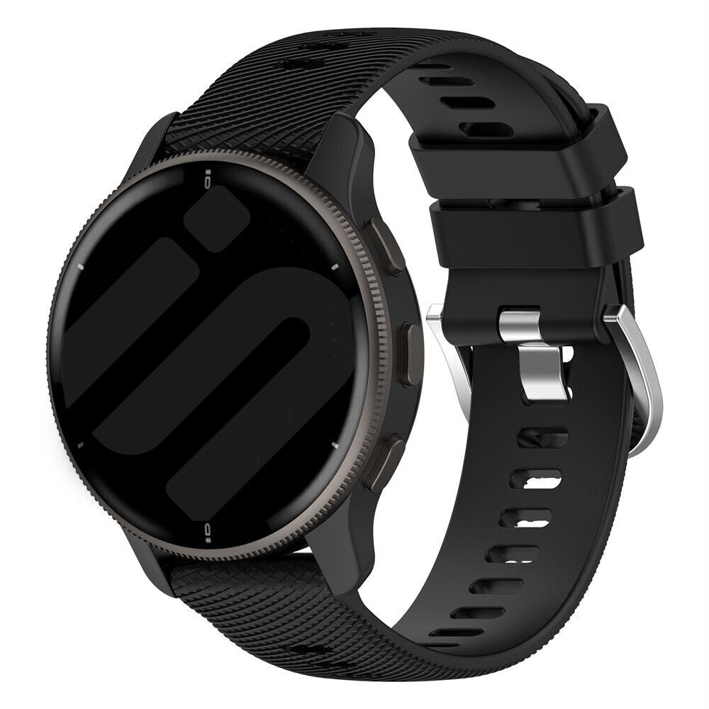 Correa silicona Garmin Forerunner 570 - 47mm (negro)