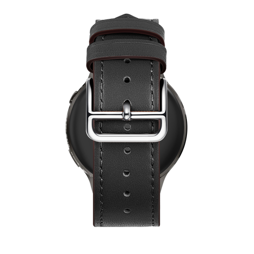 Bandz Correa cuero 'Deluxe' Garmin Bounce 2 (negro)