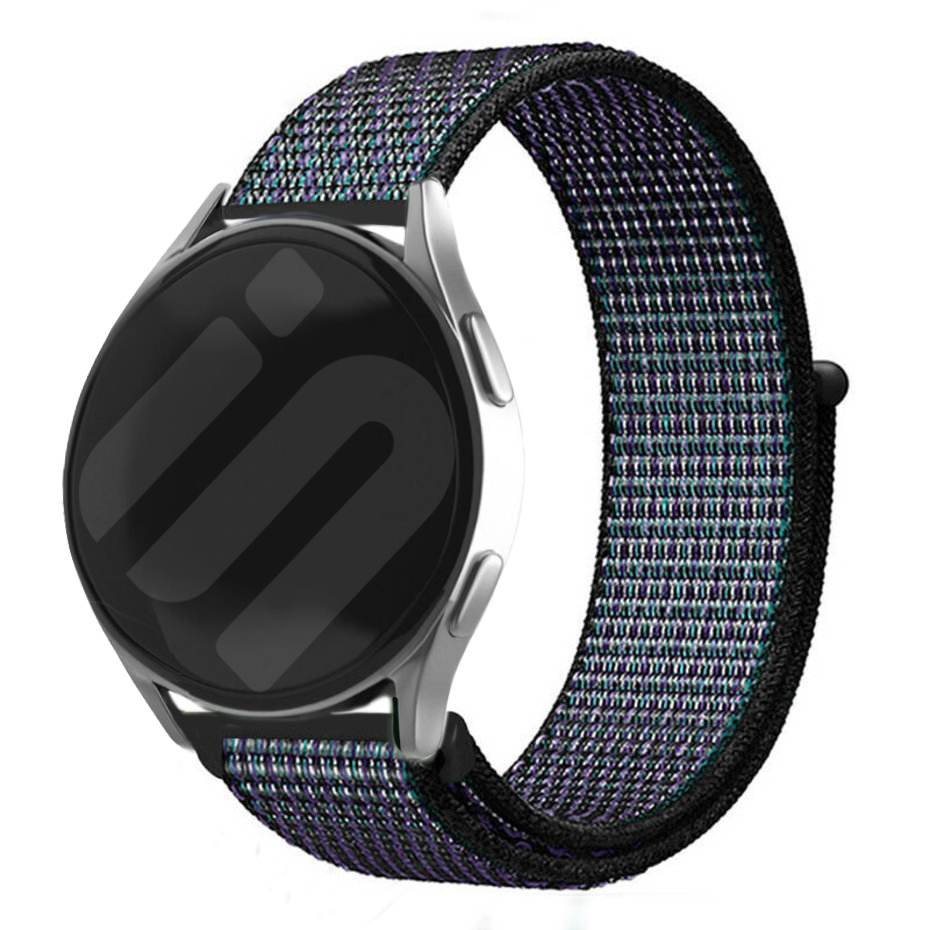 Amazfit Balance 2 Nylon Strap (Black/Blue)